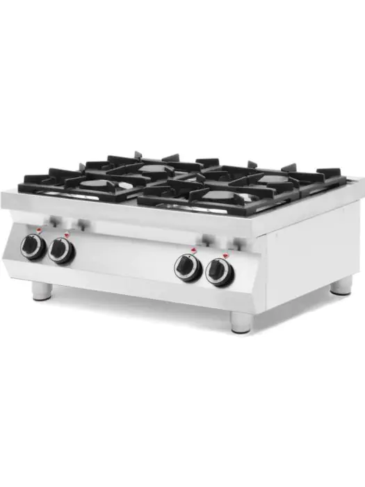 Gazinière Kitchen Line 4 brûleurs, modèle table top - inox - H 31 X 70 X 80 CM - Hendi - 227381 227381 €1,131.32 Cuisinière électrique avec four