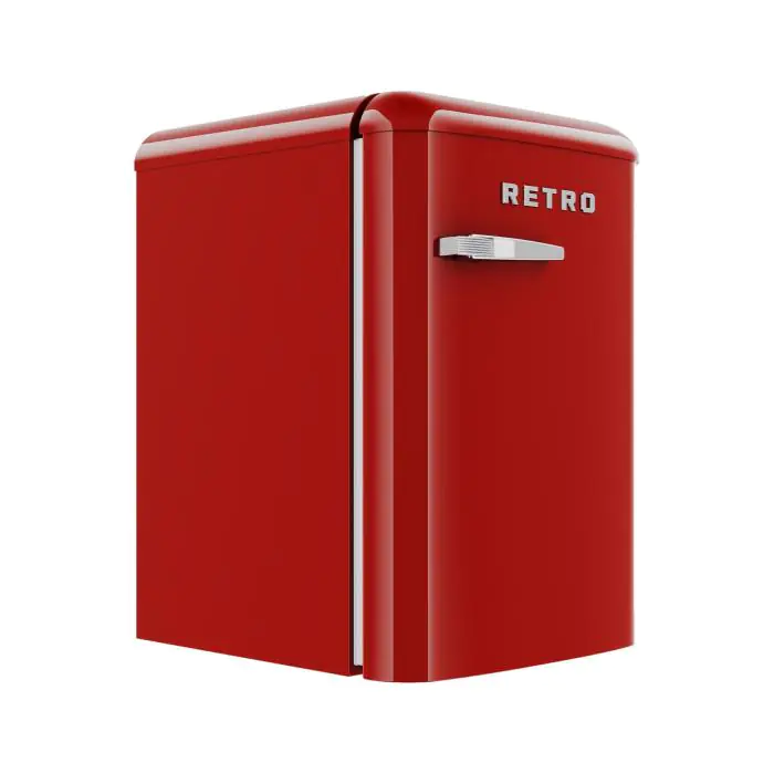 Réfrigérateur Retro - 120 litres - 1 porte - Statique - Rouge - G-Line HW-139384 €214.13 Réfrigérateur de table