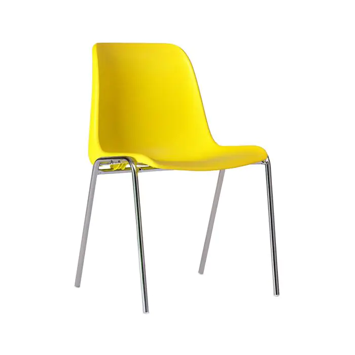 Chaise Helene - Empilable - Jaune - G-Line HW-01011 €29.95 Chaises en plastique