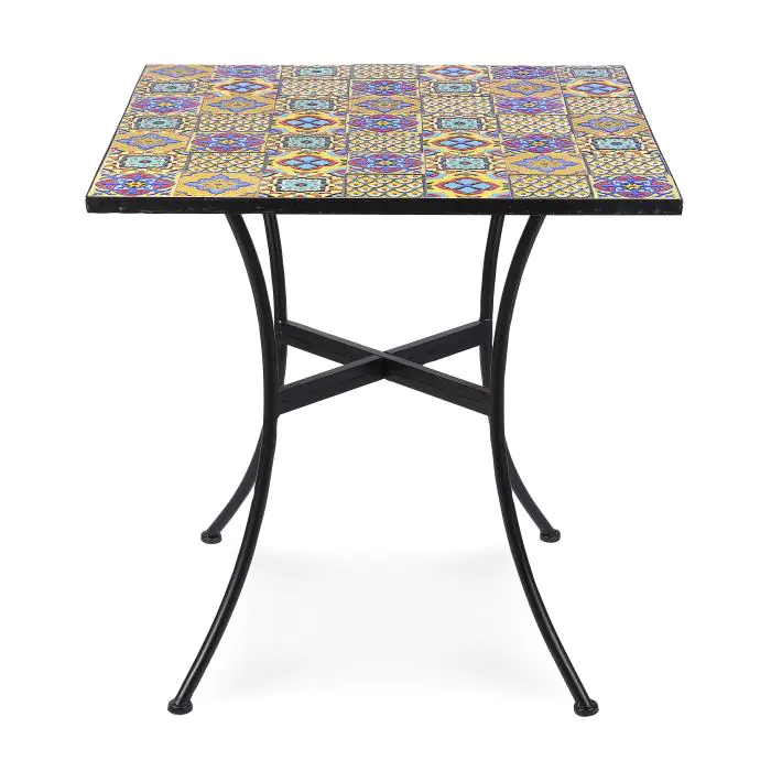 Table de terrasse Espagne - Céramique - Noire - H 72,5 x L 70 x P 70 cm - G-Line HW-141015 €99.95 Table de terrasse