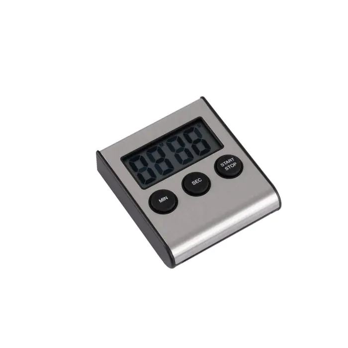 Minuteur de cuisson - Digital - acier inoxydable - G-Line GL-168553 €4.99 Klein kookgerei