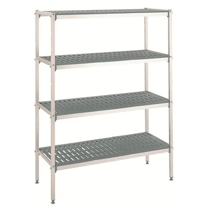 Stelling - H 175 x B 100 x D 40 CM - Kunststof / Aluminium - 4 Niveau's - G-Line GL-012347 €249.00 Thèse