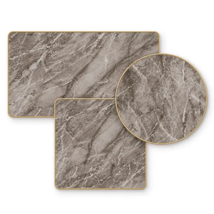 Plateau de table - Marbre Fico - Intérieur - G-Line TAFELBLAD-MARMER-BRUIN €75.95 Tableaux de restauration