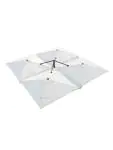 Parasol - Ensemble de 4 pièces - Housse de protection - Noir - 4 x L 250 x P 250 cm - G-Line HW-60380 €1,099.00 Parasols de restauration