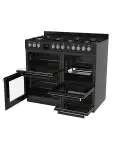 Cuisinière à gaz - 7 brûleurs - 2 fours électriques - Gril - Rangement - Beige - 400V - G-Line 75718 €999.00 Cuisinières à gaz avec four