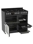 Cuisinière à gaz - 7 brûleurs - 2 fours électriques - Gril - Rangement - Beige - 400V - G-Line 75718 €999.00 Cuisinières à gaz avec four