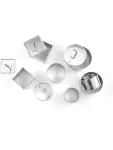 Cercle à pâtisserie rond - Acier inoxydable 180 - H 4,5 x 6 cm - Hendi - 512135 512135 €2.34 Anneaux alimentaires