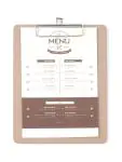 Presse-papiers pour menus - 18,5 x 24,5 cm - Hendi - 664162 664162 €2.25 Présentation
