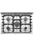 Plaque de cuisson à gaz - 5 feux, avec boîtier - inox - H 85 X 60 X 90 CM - Hendi - H225806 H225806 €1,113.06 Cuisinière électrique avec four