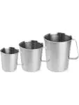 Gobelet à mesurer en acier inoxydable - acier inoxydable 1810 - H 10,5 X 9 X 13 CM - Hendi - H516102 H516102 €13.95 Tasses à mesurer