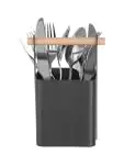 Porte-couverts - Acier inoxydable - Noir - Hendi - 427064 427064 €14.95 Couverts