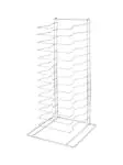 Étagère à pizza pour plateaux/plaques, 14 emplacements - Chromée - H 68 x 30,5 x 30 cm - Hendi - 810361 810361 €40.39 Accessoires pour pizzas