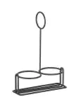 Étagère ménagère - Acier inoxydable - Noir mat - Hendi - 427170 427170 €4.25 Sel et poivre