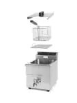 Friteuse à induction Kitchen Line - inox - H 40,6 X 48,5 X 29 CM - Hendi - 215012 215012 €305.66 Friteuses 230 volts