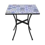 Table de terrasse Grèce - Céramique - Noire - H 72,5 x L 70 x P 70 cm - G-Line GL-155808 €99.95 Table de terrasse