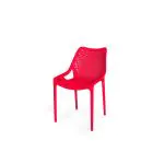 Chaise terrasse Bea - Empilable - Rouge - Plastique - G-Line HW-61239 €39.95 Chaises de terrasse