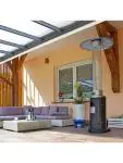 Chauffage de terrasse - Flamme - Propane - Gris martelé - Métal - G-Line 81010 €219.00 Chauffages de terrasse