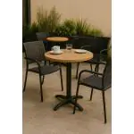 Pied de table - Roma - 4 pieds - Noir - Fonte - G-Line HW-43034 €44.95 Pieds de tables de restauration