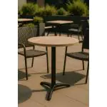 Pied de table - Roma - 3 pieds - Noir - Fonte - G-Line HW-43033 €39.95 Pieds de tables de restauration