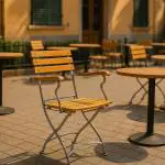 Chaise de terrasse Solide - Accoudoir - Argenté - Fonte - G-Line HW-03221 €99.95 Chaises de terrasse