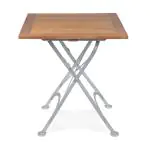 Table de terrasse - Bois - Fonte - H 76,5 x L 60 x P 60 CM - G-Line HW-03223 €139.95 Table de terrasse