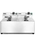 Friteuse Mastercook - 2 x 8 L - inox 180 - H 34,5 X 45,5 X 60,5 CM - Hendi - 207307 207307 €352.44 Friteuses 230 volts