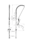 Robinet avec douchette - Hendi - 970515 970515 €222.39 Mélangeurs