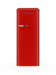 Réfrigérateur rétro - 1 porte - Compartiment congélateur - Modèle vertical - 194 + 24 litres - Rouge - G-Line HW-139394 €383.03 Armoire réfrigéro-congélatrice pour la restauration