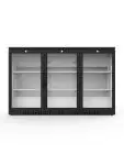 Réfrigérateur - 254 litres - 3 portes - porte vitrée - ventilé - noir - G-Line HW-12508 €599.00 Vitrine à boisson