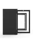 Réfrigérateur - 254 litres - 3 portes - porte vitrée - ventilé - noir - G-Line HW-12508 €599.00 Vitrine à boisson