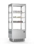 Vitrine réfrigérée - 1 porte - éclairage LED - 78 litres - inox - 230V - G-Line HW-058047 €599.00 Vitrine réfrigérée