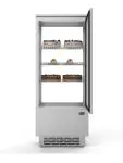 Vitrine réfrigérée - 1 porte - éclairage LED - 78 litres - inox - 230V - G-Line HW-058047 €599.00 Vitrine réfrigérée
