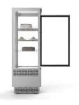 Vitrine réfrigérée - 1 porte - éclairage LED - 78 litres - inox - 230V - G-Line HW-058047 €599.00 Vitrine réfrigérée