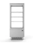 Vitrine réfrigérée - 1 porte - éclairage LED - 78 litres - inox - 230V - G-Line HW-058047 €599.00 Vitrine réfrigérée