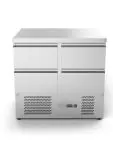 Établi réfrigéré - 4 tiroirs - 240 litres - inox - 230 V - H 88 x L 90 x P 70 cm - G-Line 26275 €849.00 Établis réfrigérés