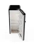 Réfrigérateur rétro - 1 porte - Compartiment congélateur - Modèle vertical - 194 + 24 litres - Noir - G-Line HW-139392 €383.03 Armoire réfrigéro-congélatrice pour la restauration