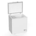 Congélateur coffre - Couvercle en acier inoxydable - 140 litres - Blanc - 230 V - G-Line HW-140745 €349.00 Congélateur