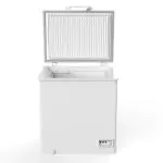 Congélateur coffre - Couvercle en acier inoxydable - 140 litres - Blanc - 230 V - G-Line HW-140745 €349.00 Congélateur