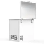 Congélateur coffre - Couvercle en acier inoxydable - 140 litres - Blanc - 230 V - G-Line HW-140745 €349.00 Congélateur