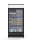 Réfrigérateur - 800 litres - 2 portes - porte vitrée - ventilé - argent - G-Line HW-FC-LS88BH €899.00 Vitrine à boisson