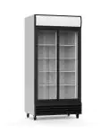 Réfrigérateur - 800 litres - 2 portes - porte vitrée - ventilé - argent - G-Line HW-FC-LS88BH €899.00 Vitrine à boisson