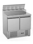 Saladette - 2 portes - 240 litres - Inox - 230 V - H 97 x L 90 x P 70 cm - G-Line 26280 €599.00 Saladette