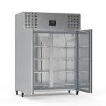 Congélateur - 2 portes - 2/1 GN - Sur roulettes - 1400 litres - Acier inoxydable - G-Line GL-161620 €1,899.00 Armoire negative