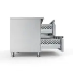 Réfrigérateur - 1 porte - 6 tiroirs - inox - 230V - H 85 x L 224,2 - P 70 CM - G-Line GL-167742 €2,599.00 Établis réfrigérés