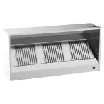 Hotte aspirante de restauration - Modèle Box - H 40 x 100 x 95 CM - Éclairage inclus - G-Line HW-43128 €339.00 Hottes aspirantes