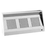 Hotte aspirante de restauration - Modèle d'angle - H 40 x 200 x 95 CM - Éclairage inclus - G-Line HW-31786 €439.00 Hottes aspirantes