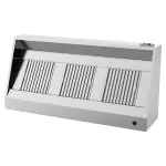 Hotte aspirante de restauration - Modèle d'angle - H 40 x 150 x 70 CM - Éclairage inclus - G-Line HW-44866 €335.00 Hottes aspirantes