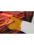 Moufles BBQ - Résistantes à la chaleur jusqu'à 100°C - Cuir - Hendi 556658 €24.95 Gants de four