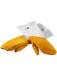 Moufles BBQ - Résistantes à la chaleur jusqu'à 100°C - Cuir - Hendi 556658 €24.95 Gants de four