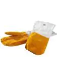 Moufles BBQ - Résistantes à la chaleur jusqu'à 100°C - Cuir - Hendi 556658 €24.95 Gants de four